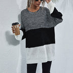 Damen lässiger Oversized Pullover
