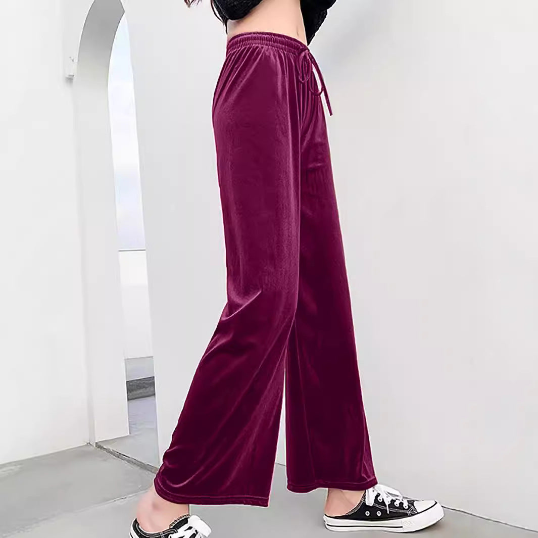 Damen Freizeit-Hosen mit elastischem Bund und weitem Schnitt R&B