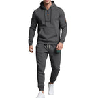 Herren Freizeit-Sweatset mit praktischen Taschen und Kordelzug R&B