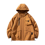 Herren Winddichtes Parka-Jacke
