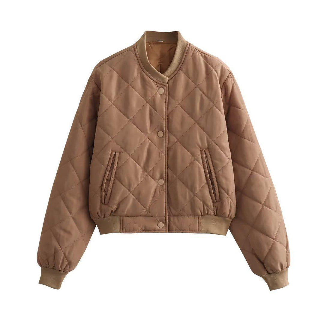 Damen gesteppte Übergangsjacke mit komfortablem Schnitt und praktischen Taschen R&B