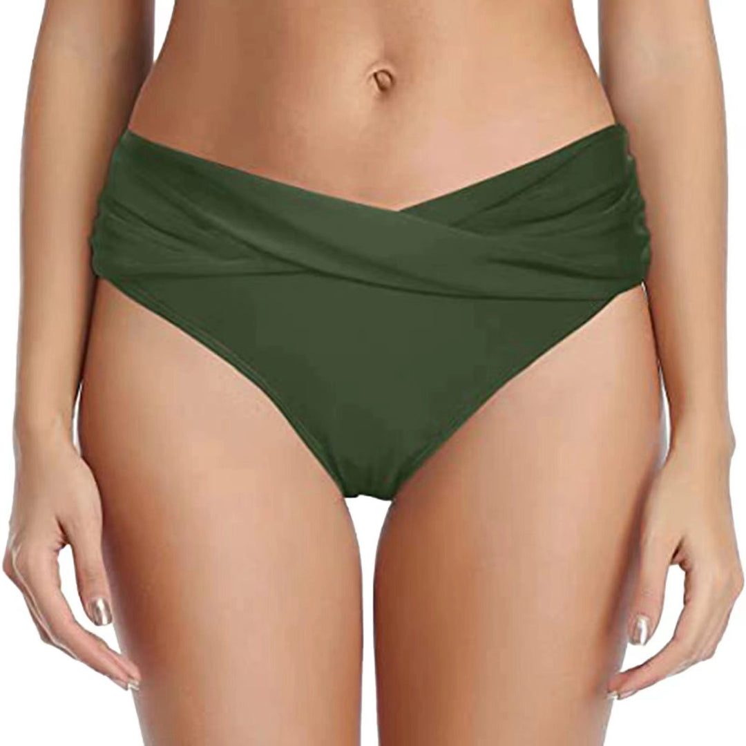 Damen Hochgeschnittenes Bikini-Höschen mit Wickel-Design R&B