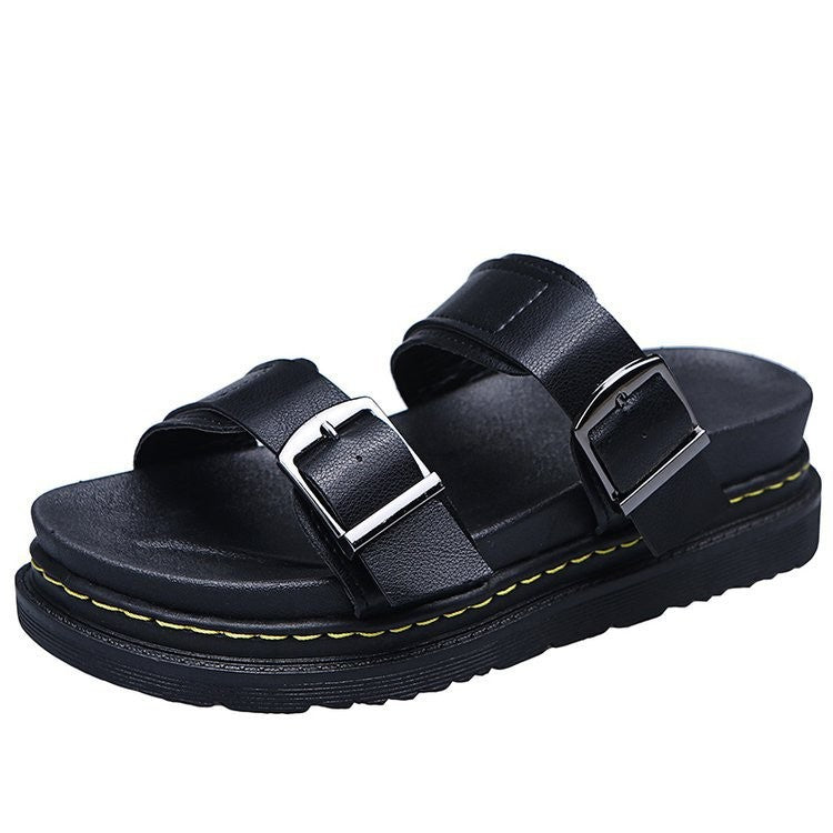 Damen Riemensandalen mit ergonomischem Fußbett und verstellbarem Schnallenverschluss R&B