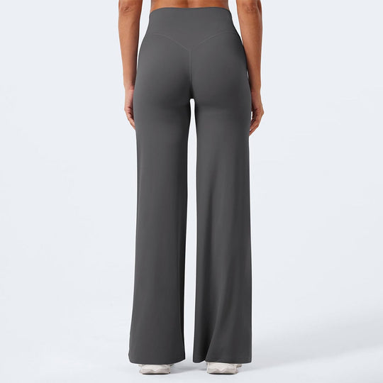 Damen Hochgeschnittene weite Sporthose R&B
