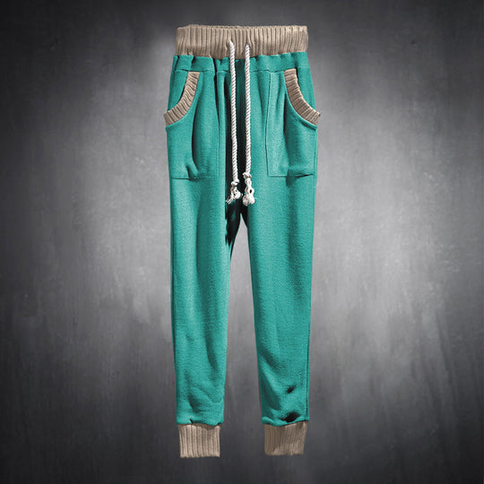 Herren Sportliche Jogginghose mit bequemen seitlichen Eingrifftaschen und elastischem Bund R&B