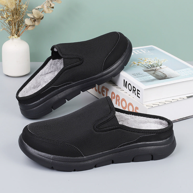 Damen Bequeme Slip-On Clogs mit kuscheligem Innenfutter