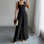 Damen Maxi-Kleid mit raffiniertem Rüschendesign und elastischem Oberteil R&B