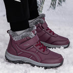Damen isolierte Winterstiefel mit rutschfester Sohle R&B