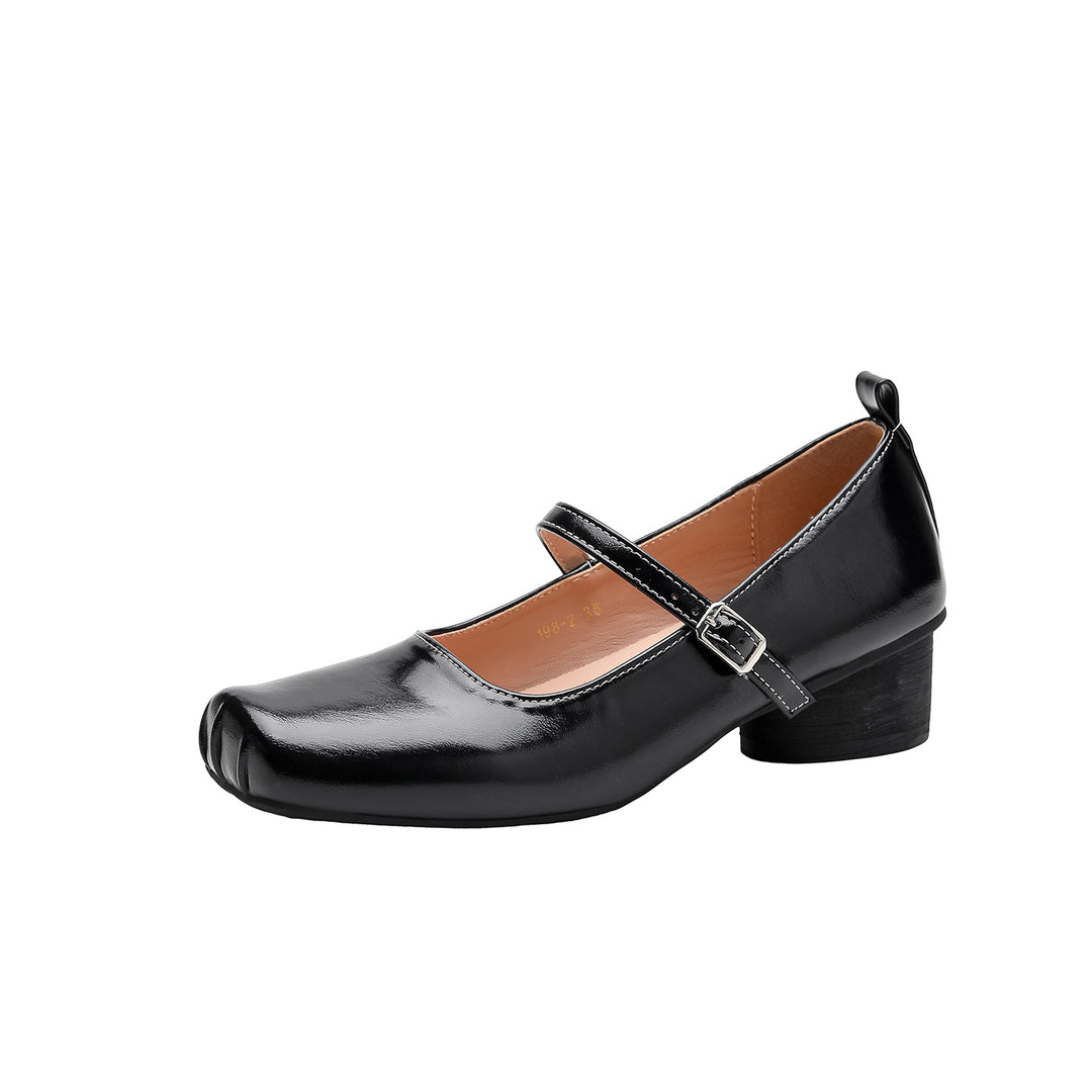Damen Ballerina Schuhe mit elegantem Riemen und spitz zulaufendem Design R&B
