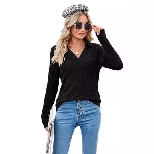 Damen Elegantes pullover mit strukturiertem Design R&B