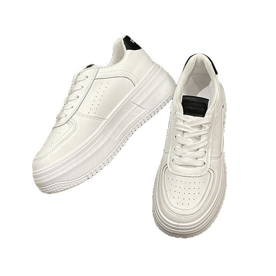 Damen modische Plateau-Sneaker mit atmungsaktivem Obermaterial und rutschfester Sohle R&B