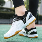 Damen Sportliche Hallenschuhe mit rutschfester Sohle und atmungsaktivem Mesh