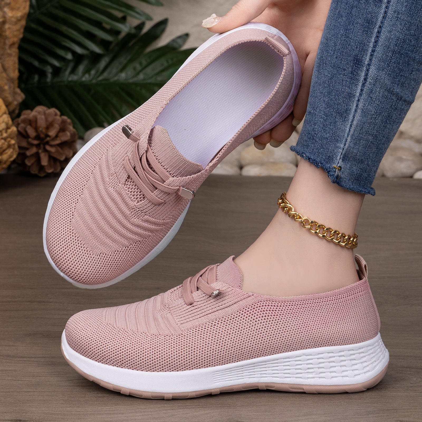 Damen Bequeme und atmungsaktive Alltagsschuhe mit flexibler Sohle