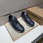 Damen Modische Slip-On Sneakers mit elastischem Einstieg und rutschfester Sohle R&B