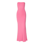 Damen Figurbetontes Maxikleid ohne Träger R&B