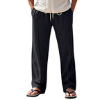 Herren Luftige Strandhose mit verstellbarem Kordelzug und seitlichen Taschen R&B