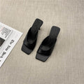 Damen elegante Mules mit geschwungenem Design R&B