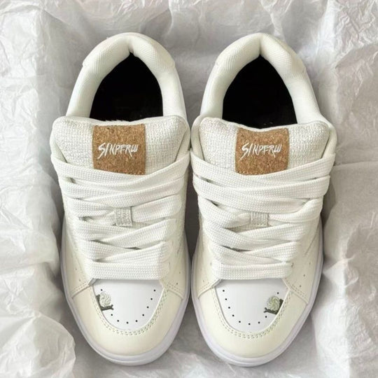 Damen Sportliche Sneakers mit tierischen Motiven und atmungsaktiver Oberflächenstruktur R&B