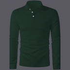 Herren Langarm Polohemd