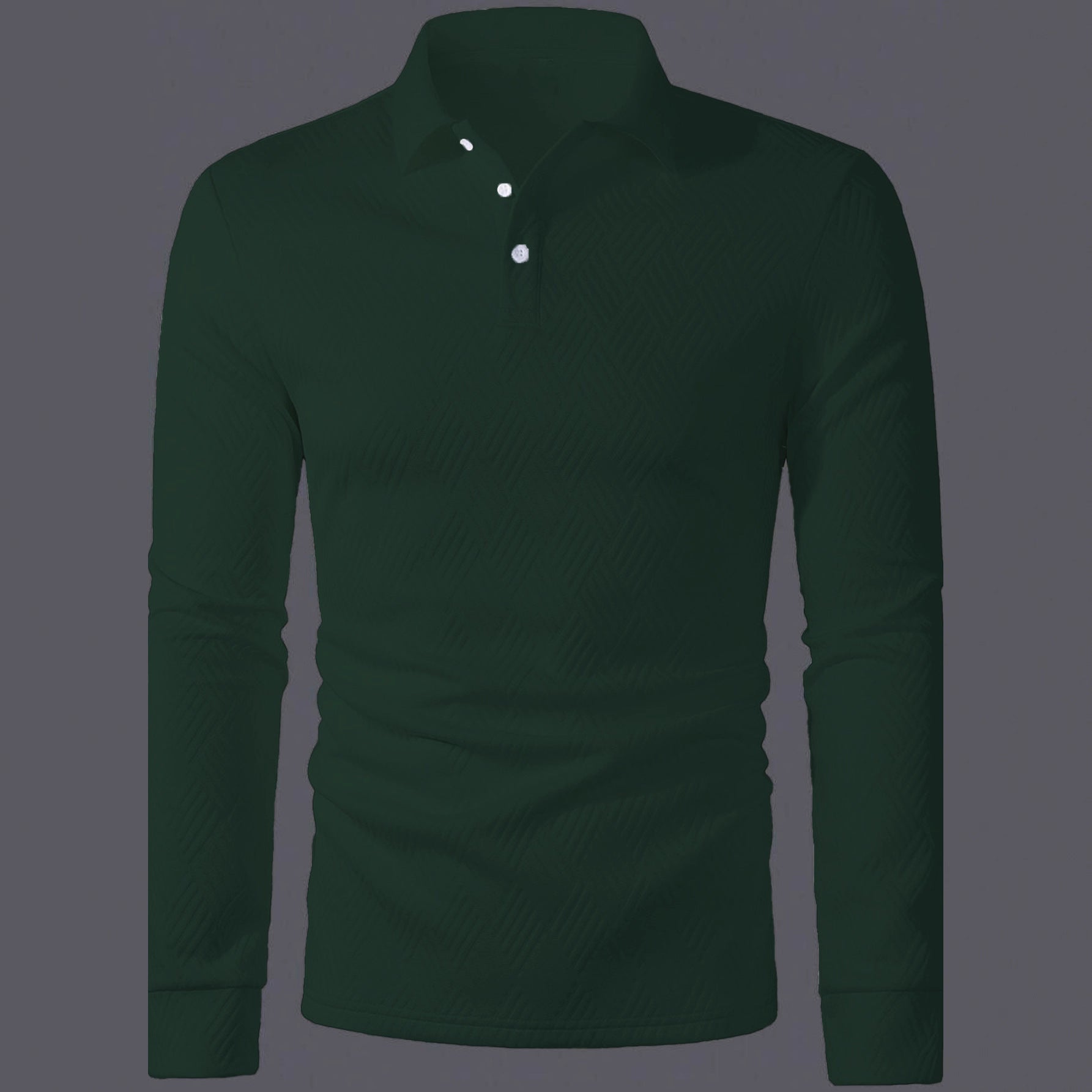 Herren Langarm Polohemd