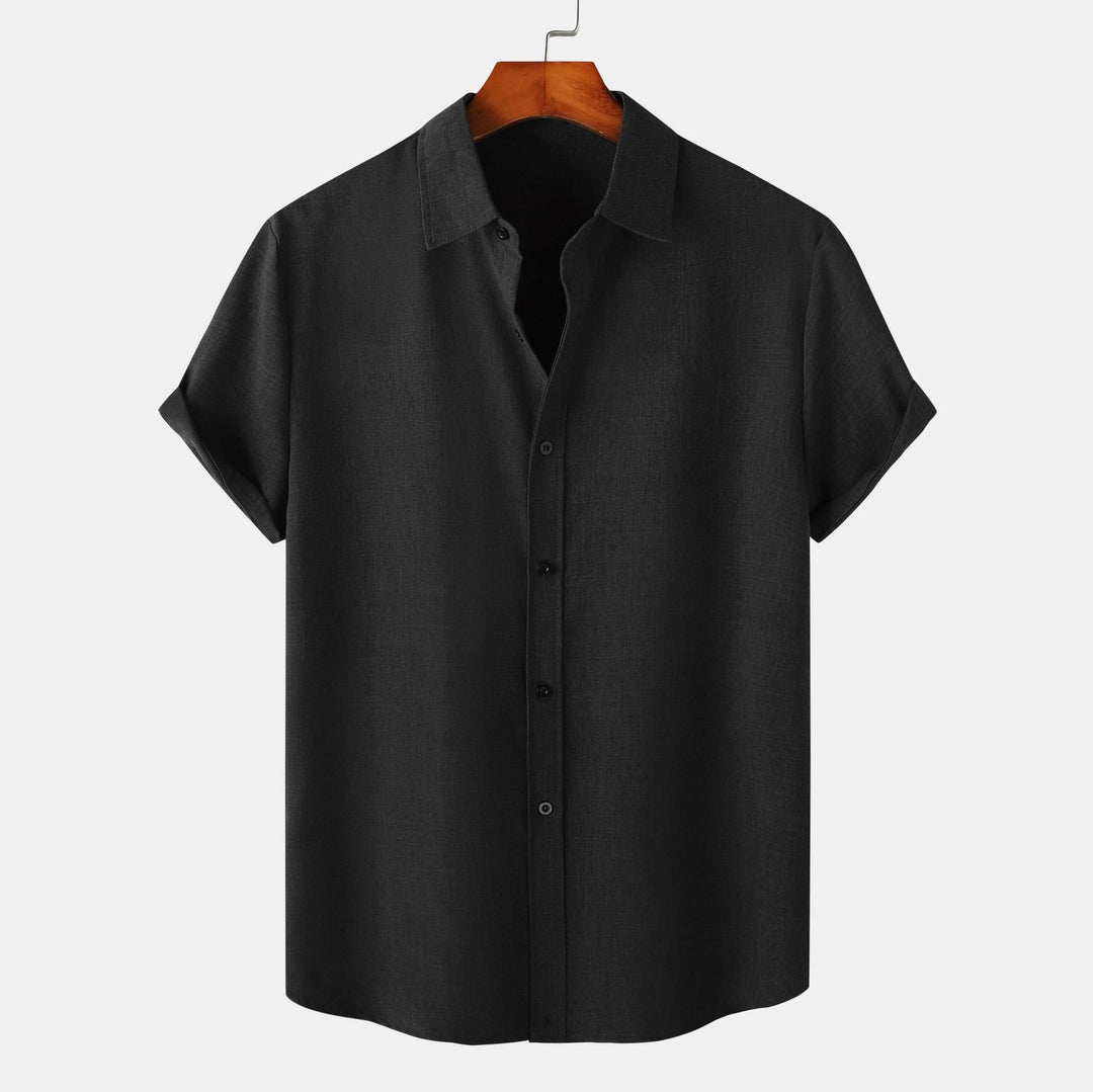 Herren Kurzarmhemd aus atmungsaktiver und komfortabler Baumwolle mit elegantem Design R&B