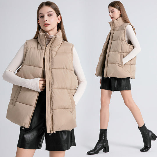 Damen modische Steppweste R&B