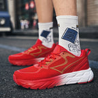 Herren Hochleistungs-Laufschuhe mit atmungsaktivem Mesh-Obermaterial und Stoßdämpfungstechnologie R&B
