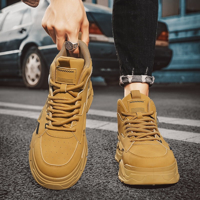 Damen Sportliche High-Top Sneakers mit dynamischem Design und rutschfester Sohle R&B
