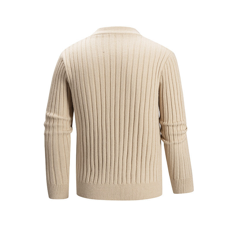 Herren Rollkragenpullover mit strukturierter Strickoberfläche