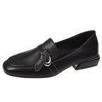 Damen elegante Loafers mit modischem Zierschmuck R&B
