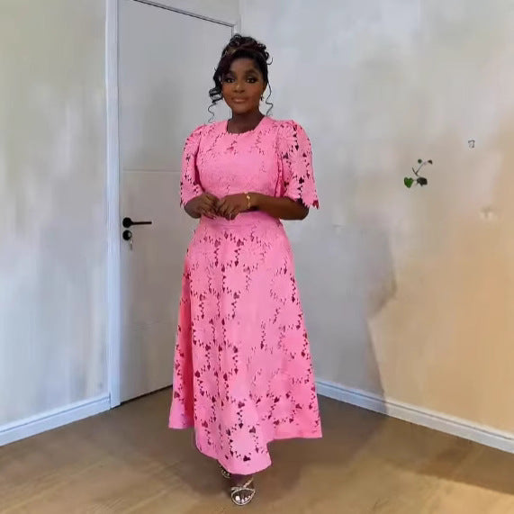 Damen Zweiteiler Set mit floralen Spitzenakzenten R&B