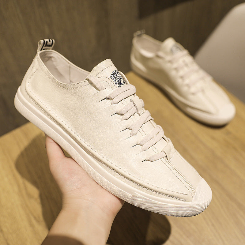 Damen Modische Sneakers mit hochwertiger Leder-Oberfläche und bequemem Innenfutter R&B