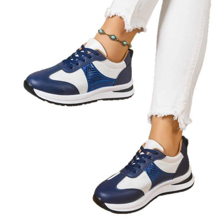 Damen modische Sneaker mit atmungsaktiver Oberflächenstruktur und leichtgewichtiger Dämpfung R&B
