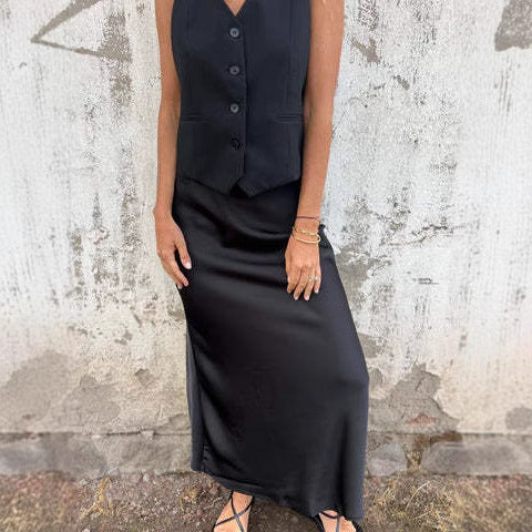 Damen Elegant geschnittene Weste R&B