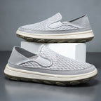 Damen Atmungsaktive Slip-On Freizeitschuhe mit flexibler Sohlentechnologie R&B
