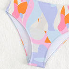 Damen Bikini-Set mit verspieltem Schnitt und hohem Taillendesign R&B