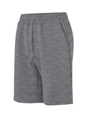 Herren nan strukturierte Lounge-Shorts mit Elastikbund Tunnelzug und seitlichen Eingrifftaschen R&B