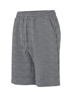 Herren nan strukturierte Lounge-Shorts mit Elastikbund Tunnelzug und seitlichen Eingrifftaschen R&B