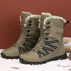 Damen Winterstiefel mit rutschfester Sohle und isolierendem Futter R&B