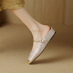 Damen modische Ballerinas mit dekorativem Riemchen und weicher Innensohle R&B