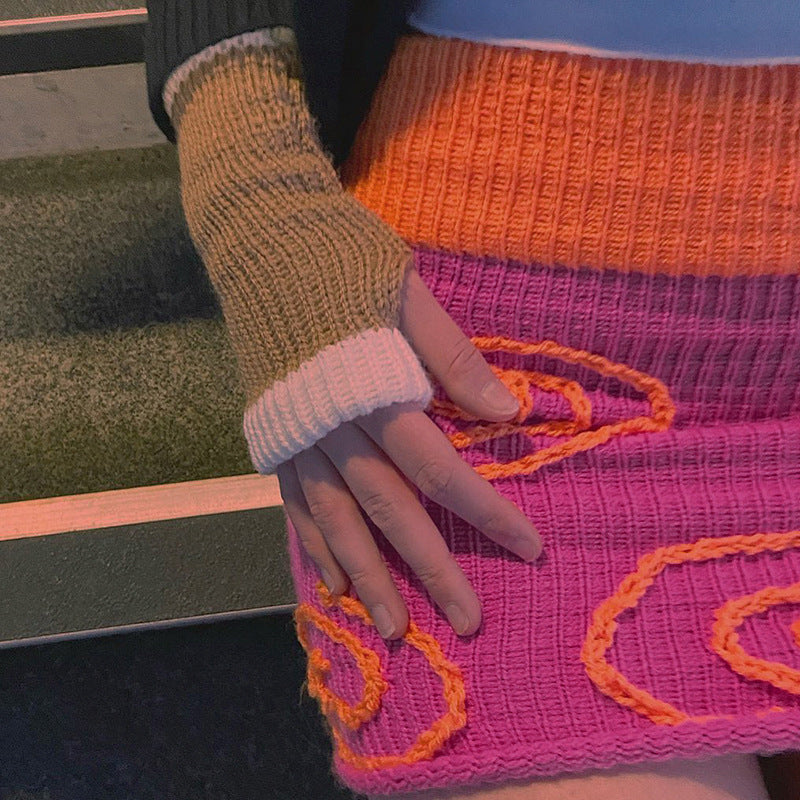 Damen Miniröcke mit einzigartigem Spiral-Design R&B