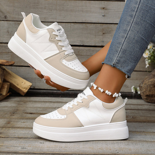 Damen Sneakers mit maximalem Tragekomfort und trendiger Plateau-Sohle R&B