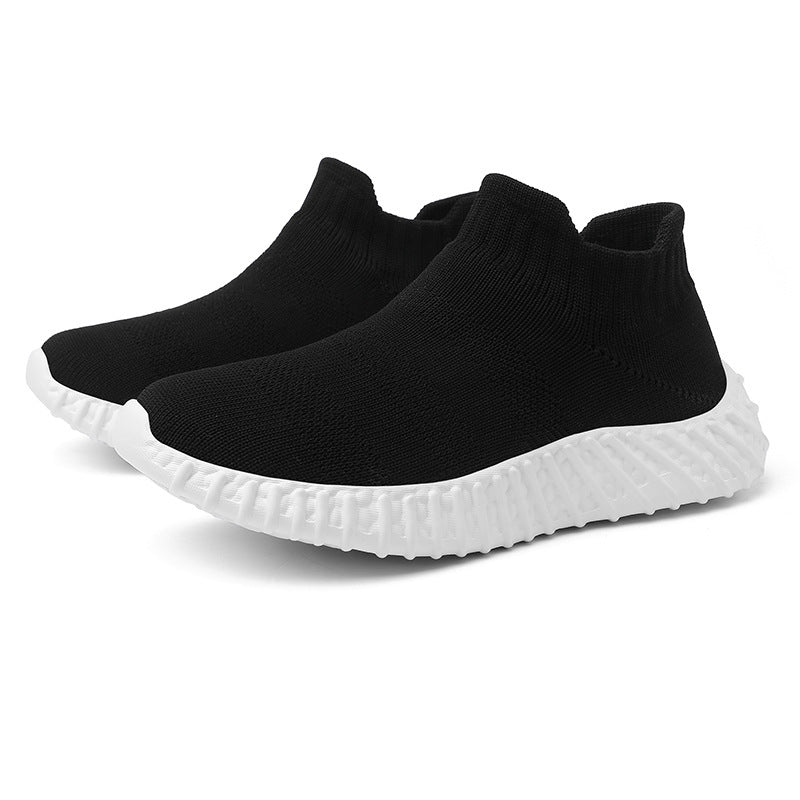 Damen atmungsaktive und elastische Stricksneaker R&B