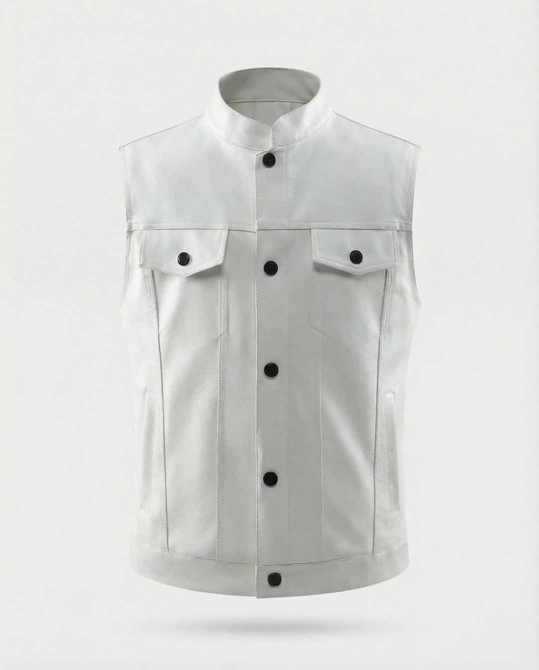 Bikerjacke Herren Leder mit Fell