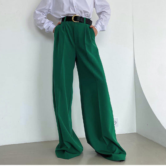 Damen Weite Palazzo-Hose mit eleganter Taillierung und modischem Schnitt R&B