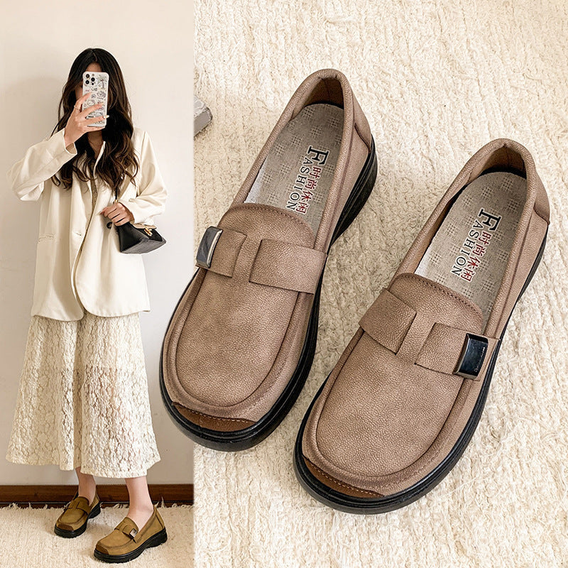 Damen Komfortable Slipper mit elegantem Schnallen-Design R&B