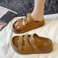 Damen Komfortable Clogs mit verstellbaren Schnallen R&B