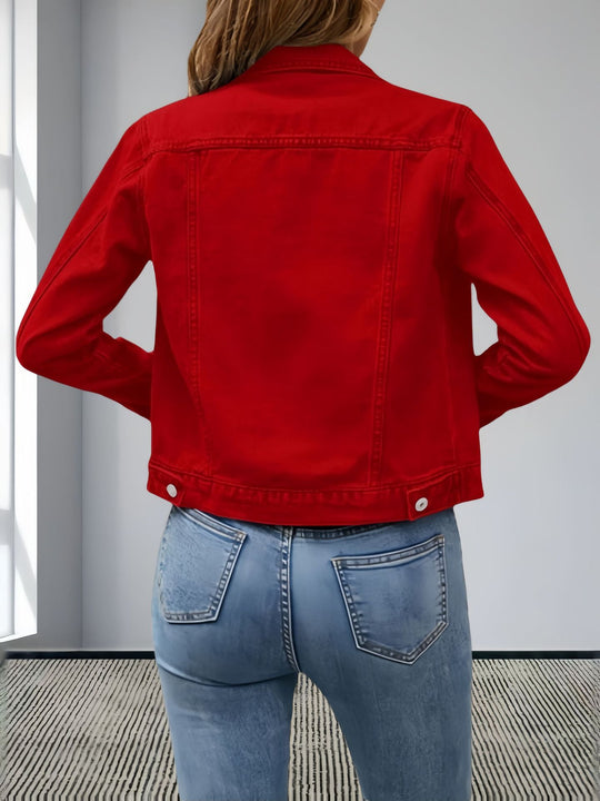 Damen Lässige Utility-Jacke mit strukturierten Details R&B