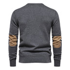 Herren Rundhals Pullover aus weichem Strickstoff