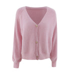 Damen Großer Strickpullover mit eleganten Knopfdetails R&B